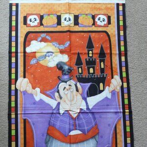 Halloween Fabric Panel ‘The Count’ Henry Glass  & Co. Quilting Sewing Fabric